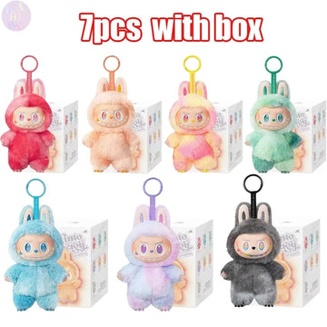 đ Labubu Collection 3.0âBoĂźte Surprise MacaronâPorte-clĂ©s Premium Kawaii