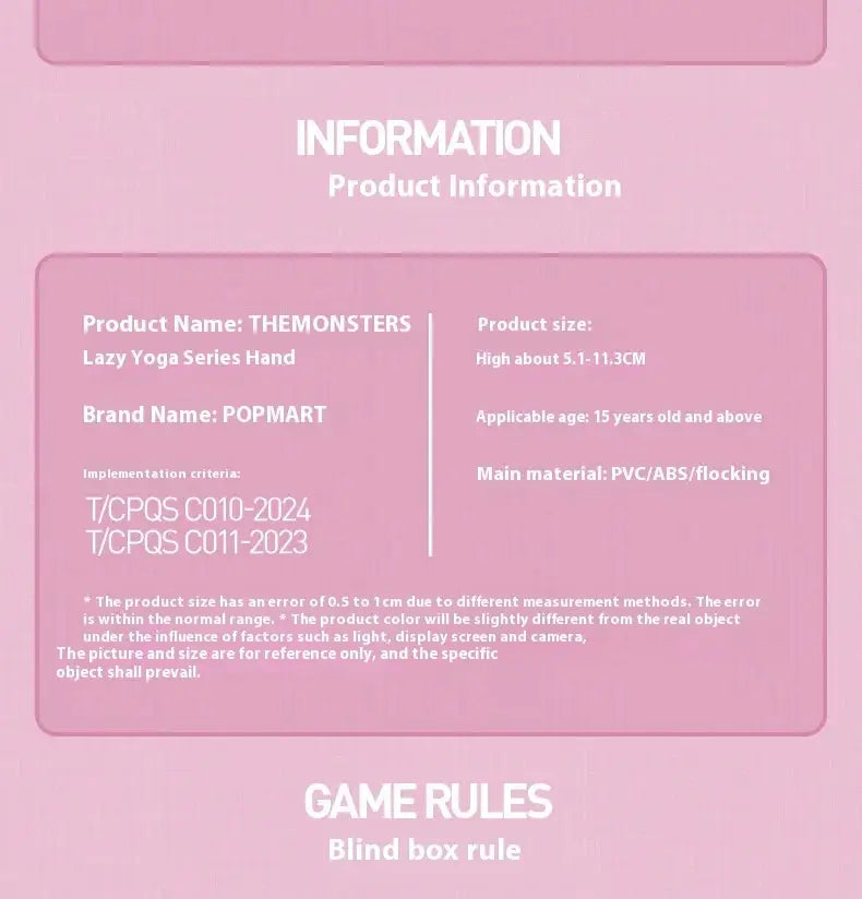 🧘♂️ Pop Mart Labubu – “Yoga Lazy” Figurine