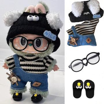đ Pull RayĂ© pour PoupĂ©e Labubu 17 cm â InspirĂ© par la Mode K-Pop EXO