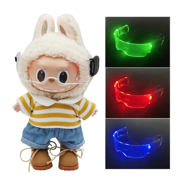 đ Lunettes Lumineuses DIY pour PoupĂ©es LABUBU â Taille 15 Ă 20 cm