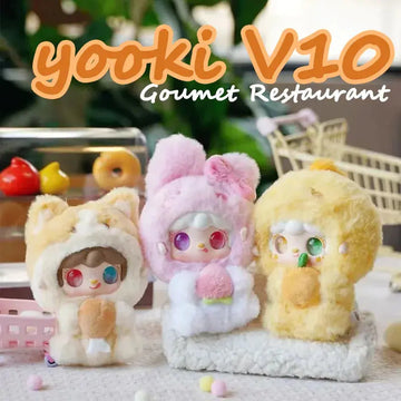 🍰Gourmimi V10–Restaurant Gourmand | Boîte Mystère en Peluche Kawaii par ANGELYA✨
