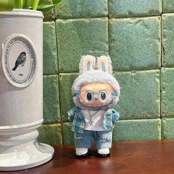 đ Chemise en Denim Labubu â Combo Ădgy pour PoupĂ©es 15/17 cm đ„
