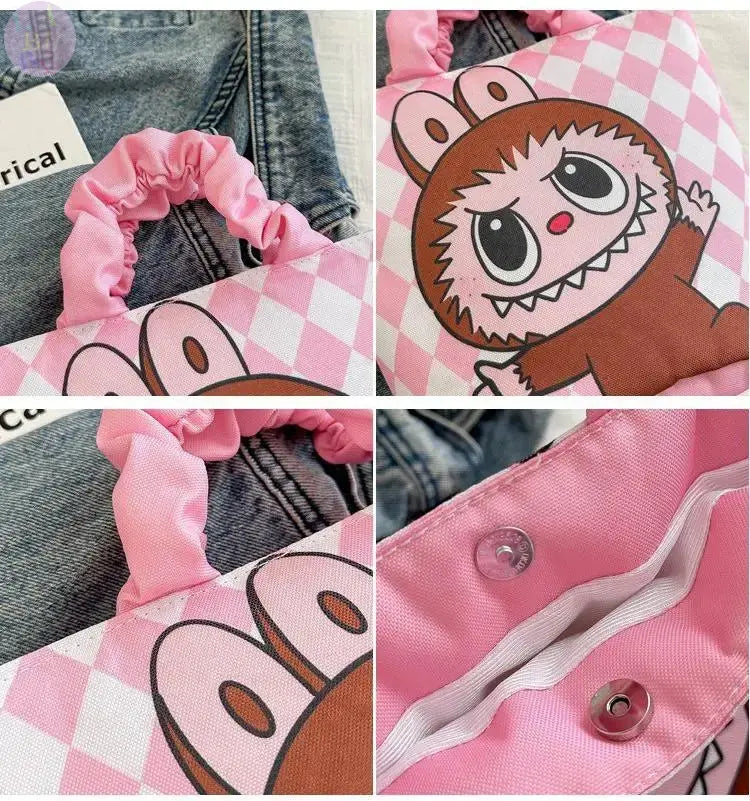 🎒 Fashion Labubu Backpack – Creative Shoulder Strap & Anime Spirit