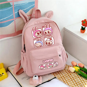 đ Sac Ă dos Lapin Rose Labubu â Mignonnerie, confort et style pour petits et grands !