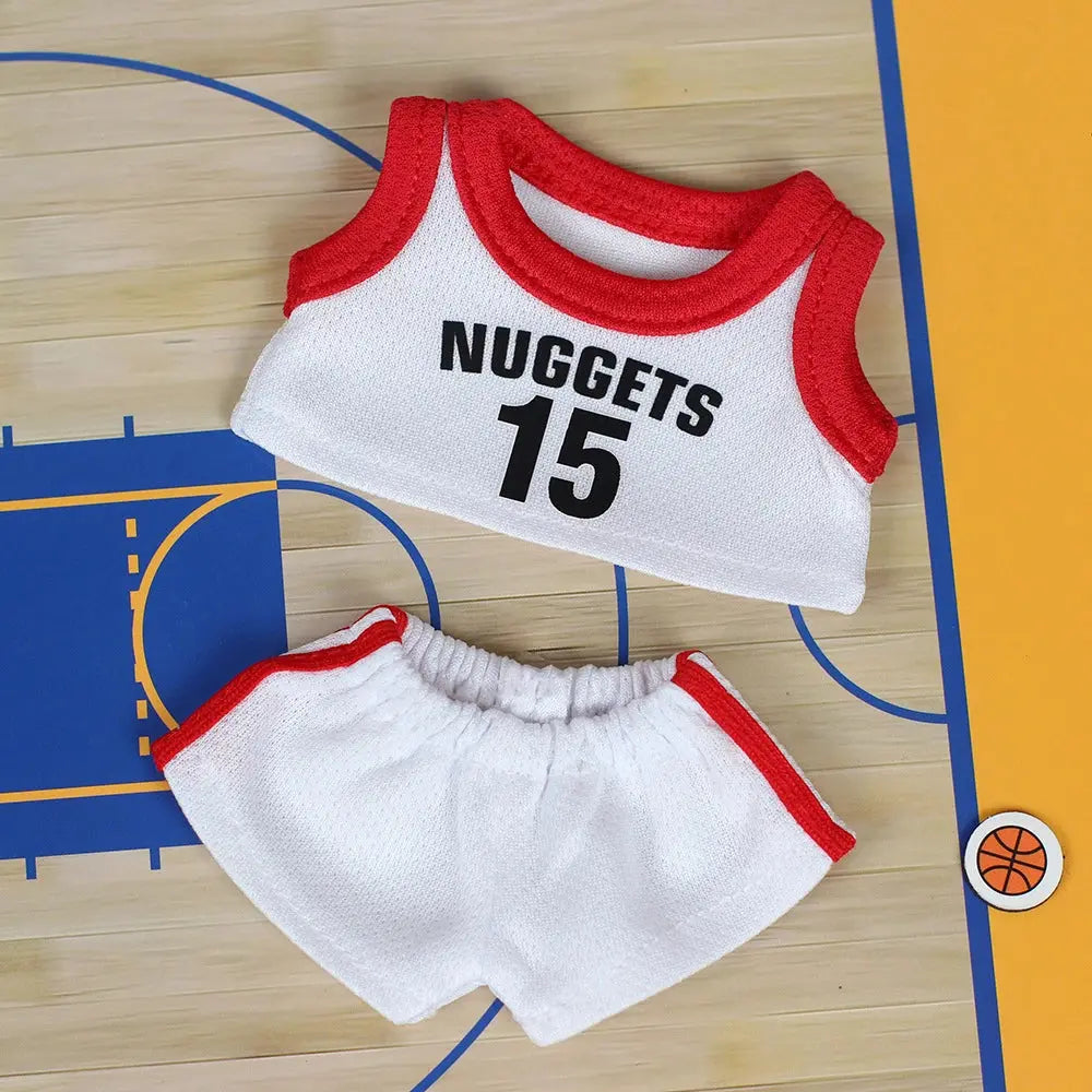 🏀 Basketball Outfit for Mini Labubu 17 cm – Sports Style & Team Game