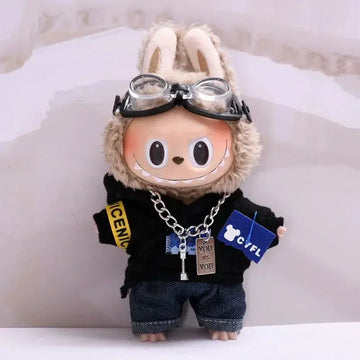 đ VĂȘtements de FĂȘte Labubu pour PoupĂ©es 17 cm â Hoodie & Jeans