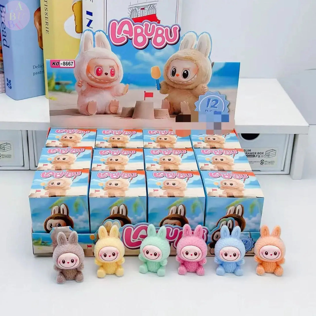 🎁 12 Figurines Mini Anime Labubu – Un Univers Magique à Collectionner !