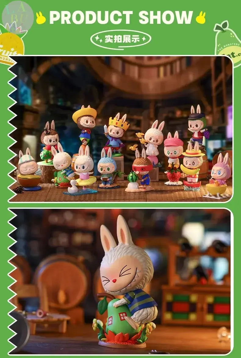 🍓 Boîte Mystère LABUBU The Monsters Fruits Series – Figurines Kawaii de Collection (9–11 cm)
