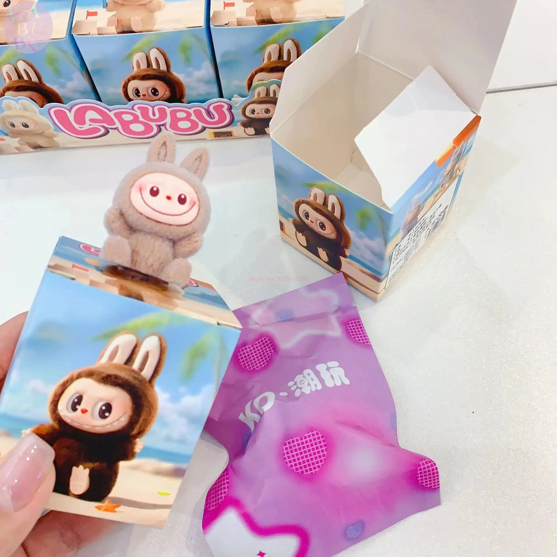 🎁 Labubu Boîte Surprise Flocking–La Magie au Creux de Votre Main !