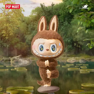 🌿 Figurine Kawaii LABUBU – Série Lazy Yoga