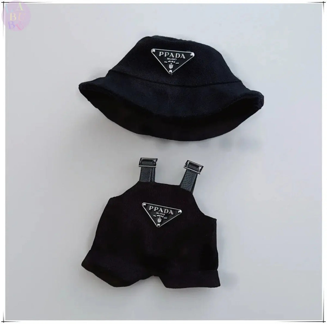 👗🧢 Vêtements Mini Poupée Labubu 17 cm – Tenue Complète avec Chapeau &amp; Chaussures