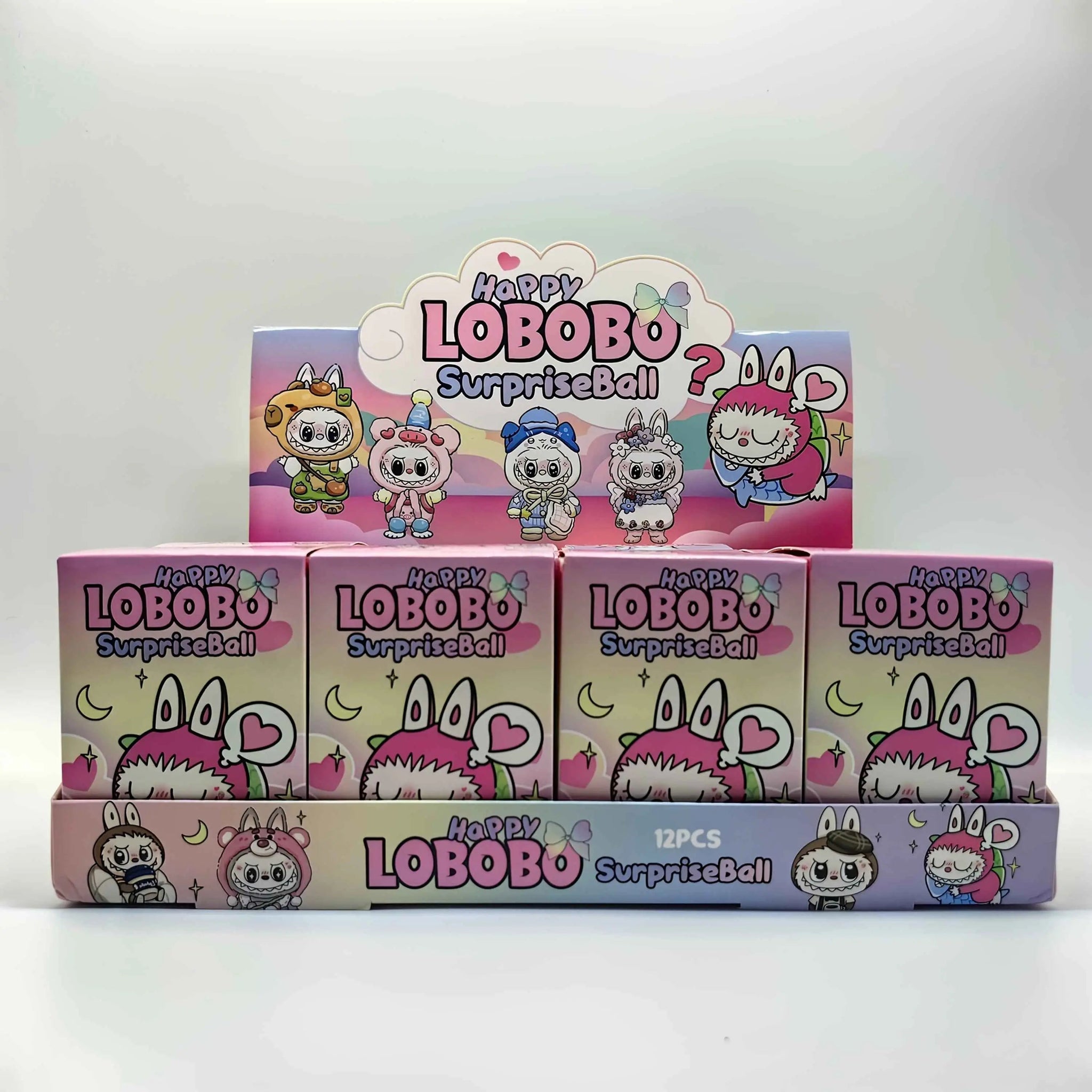 🎨 Coffret Collector LO BO BO – 12 Figurines d’Art Uniques